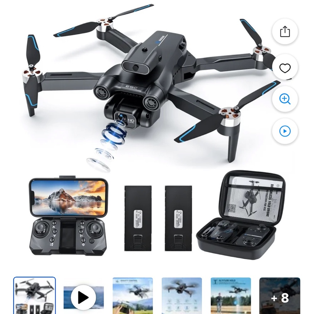Auoshi 4K FPV Drone with Duel Camera